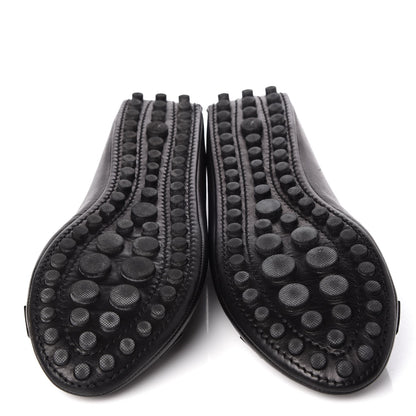 Louis Vuitton Calfskin Oxford Ballerina Flats 38 Black 7 of 10
