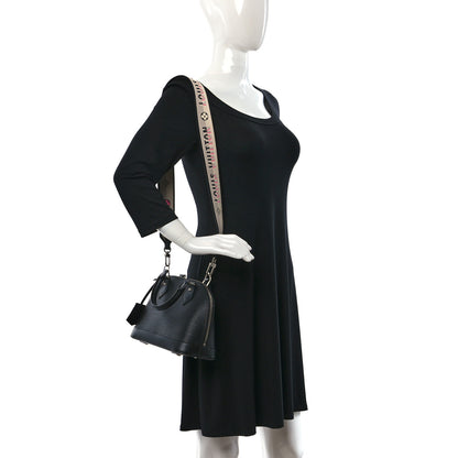 Louis Vuitton Epi Jacquard Alma BB Black 2 of 8