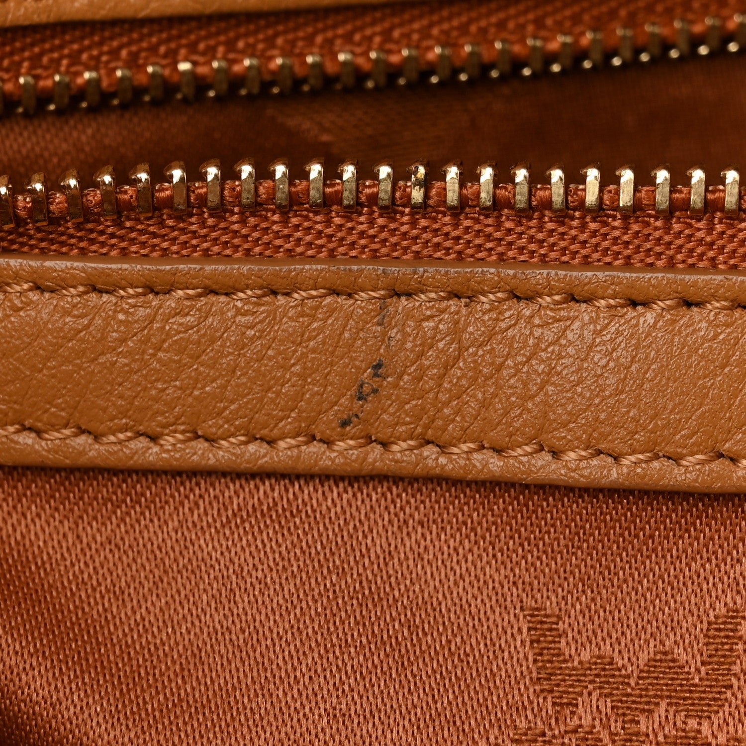 MCM Visetos Studded Medium Dual Stark Backpack Cognac 9 of 9
