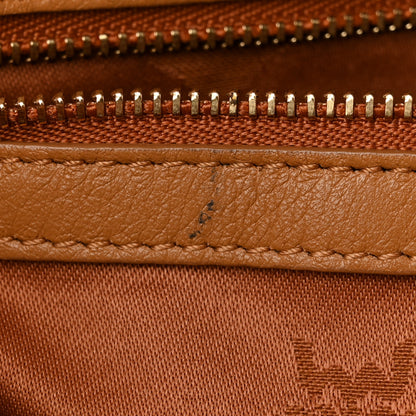 MCM Visetos Studded Medium Dual Stark Backpack Cognac 9 of 9