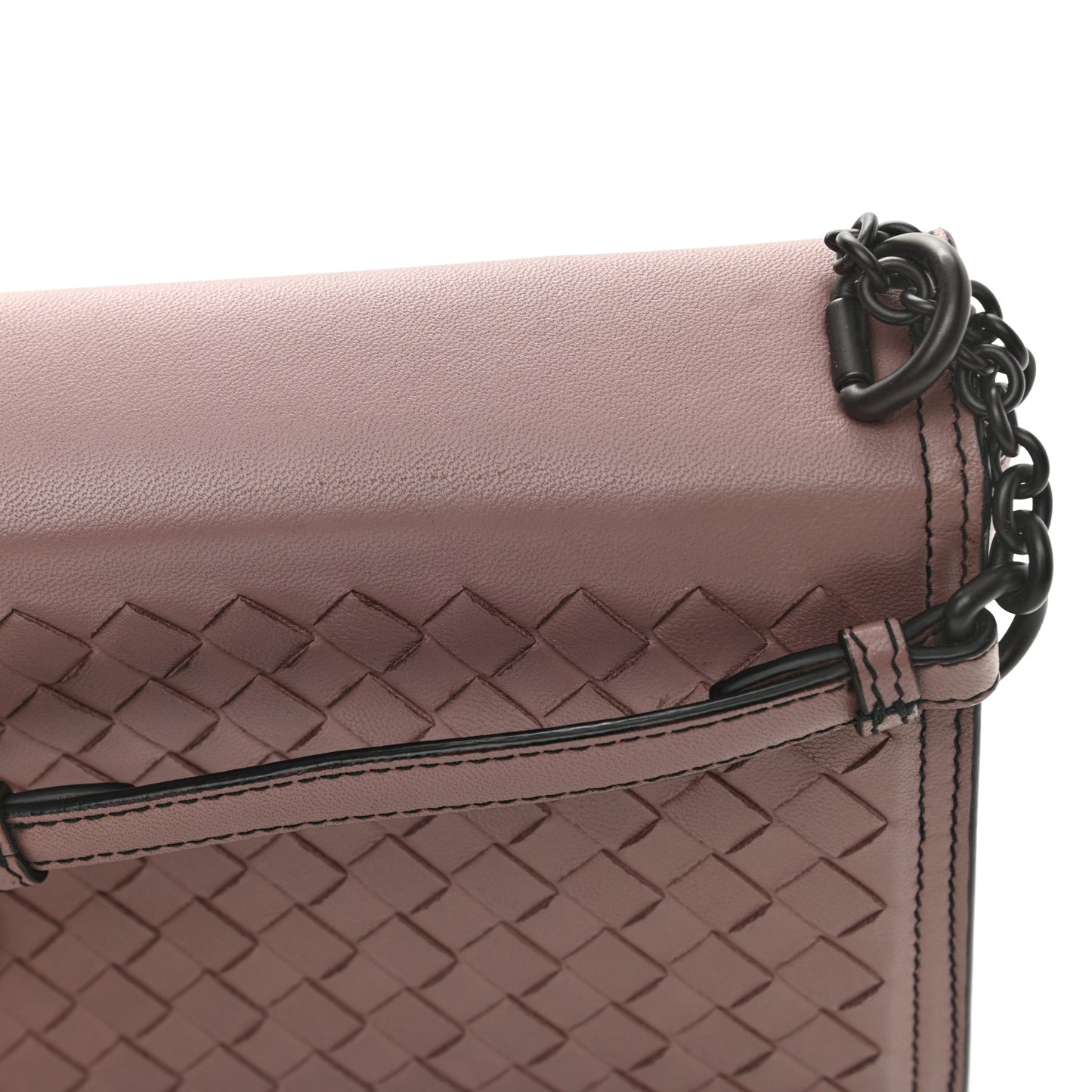 Nappa Intrecciato Small Runway Shoulder Bag Light Purple