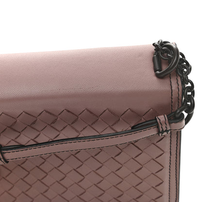 Bottega Veneta Nappa Intrecciato Small Runway Shoulder Bag Light Purple 8 of 10