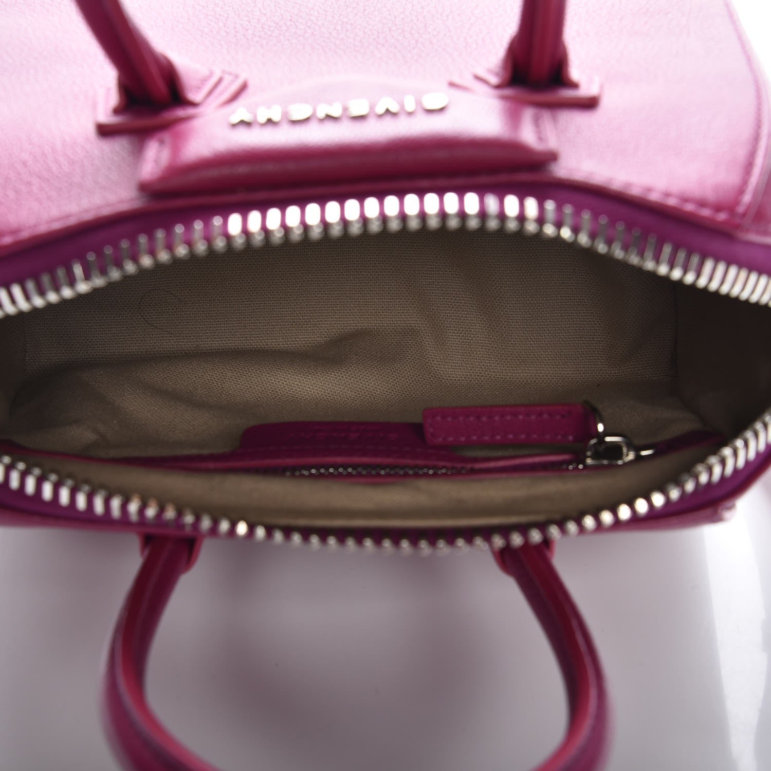 Givenchy Sugar Goatskin Mini Antigona Magenta 6 of 8