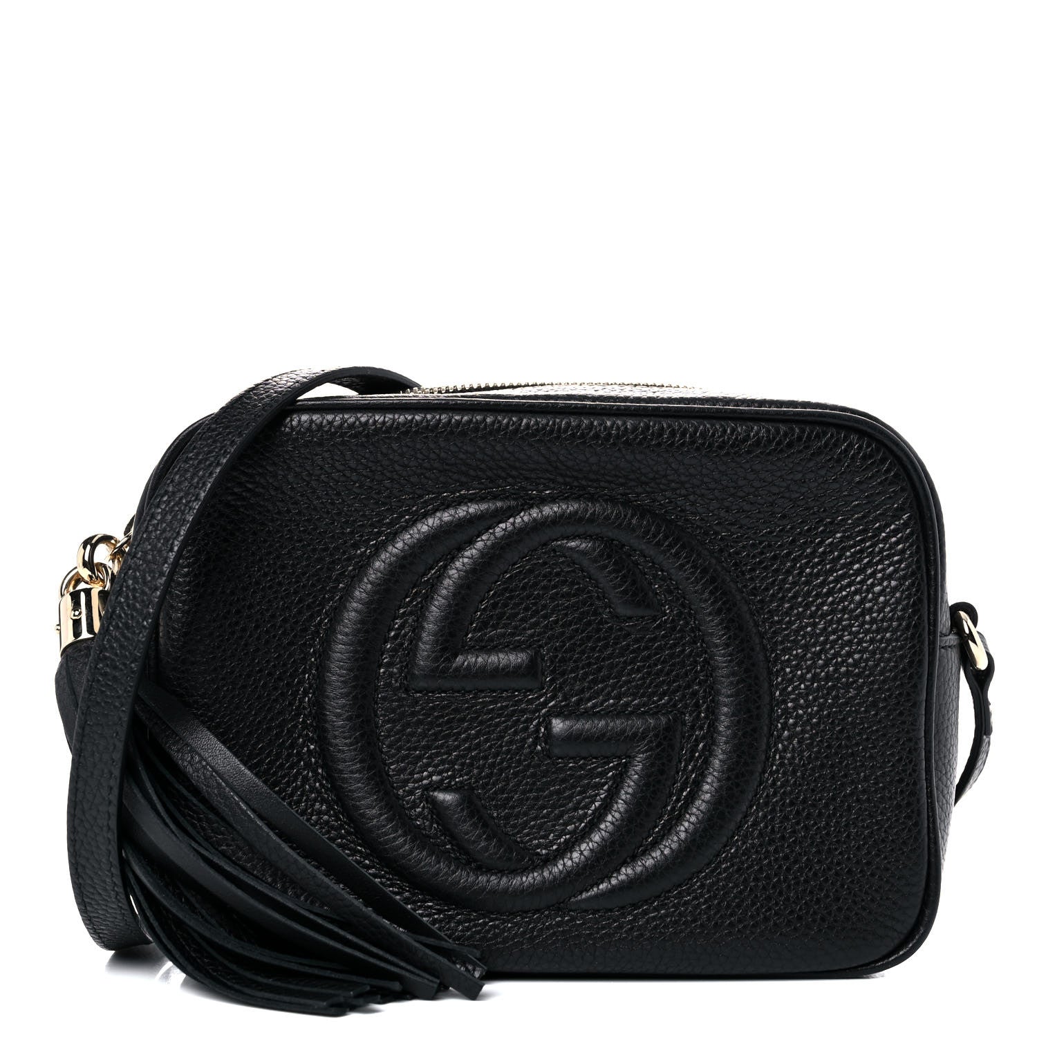 Gucci Pebbled Calfskin Small Soho Disco Bag Black 1 of 14