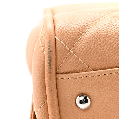 Chanel Caviar Quilted Timeless Bowler Beige 12 of 15