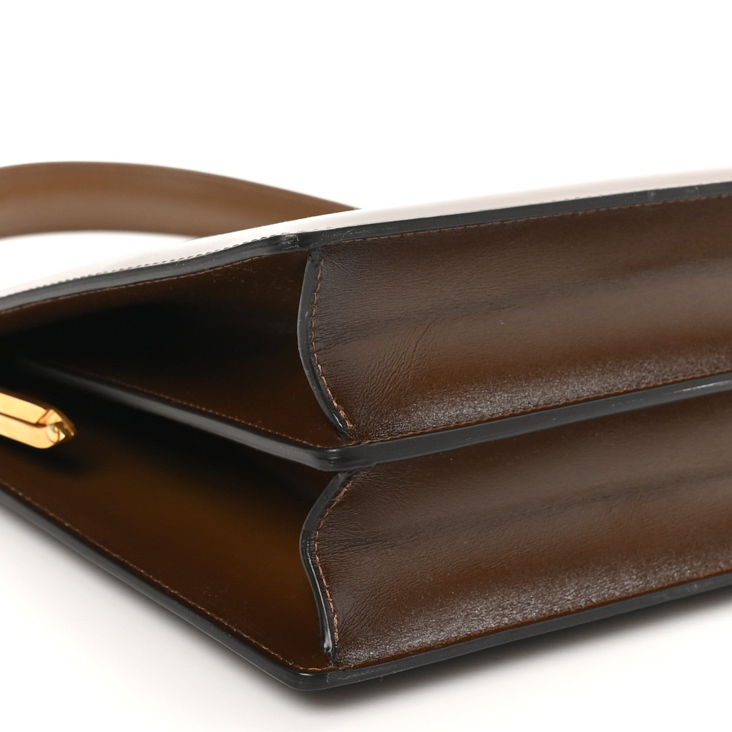 Celine Patina Box Calfskin Medium Clasp Bag Camel 8 of 9