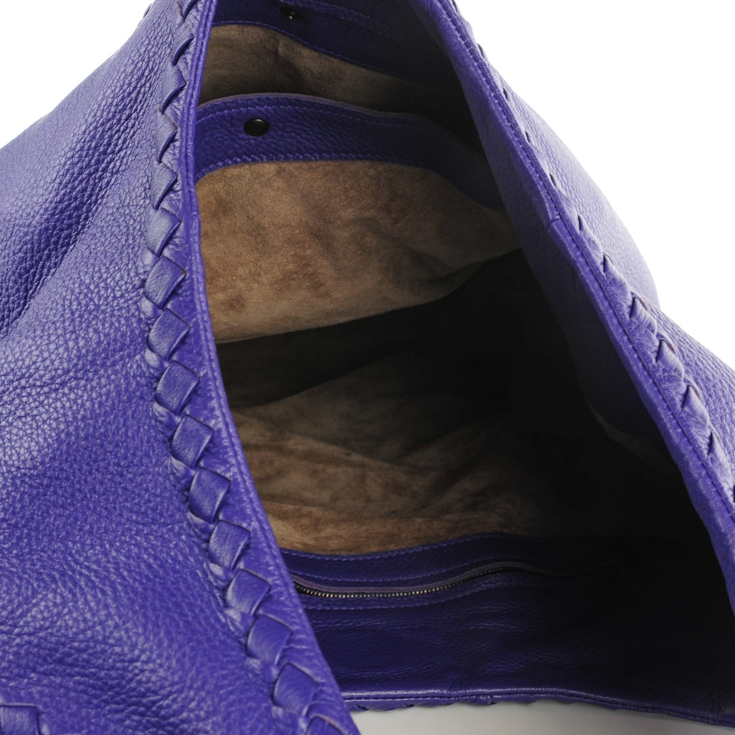 Cervo Deerskin Large Hobo Anemone Purple