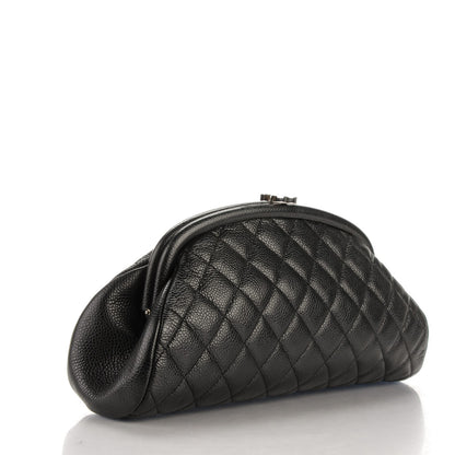 Chanel Caviar Quilted Timeless Clutch Black 3 of 7