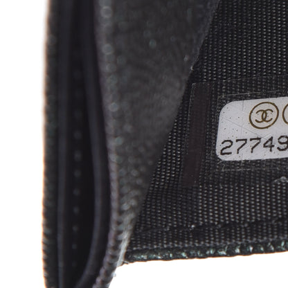 Chanel Iridescent Caviar Quilted Card Holder Black 8 of 10