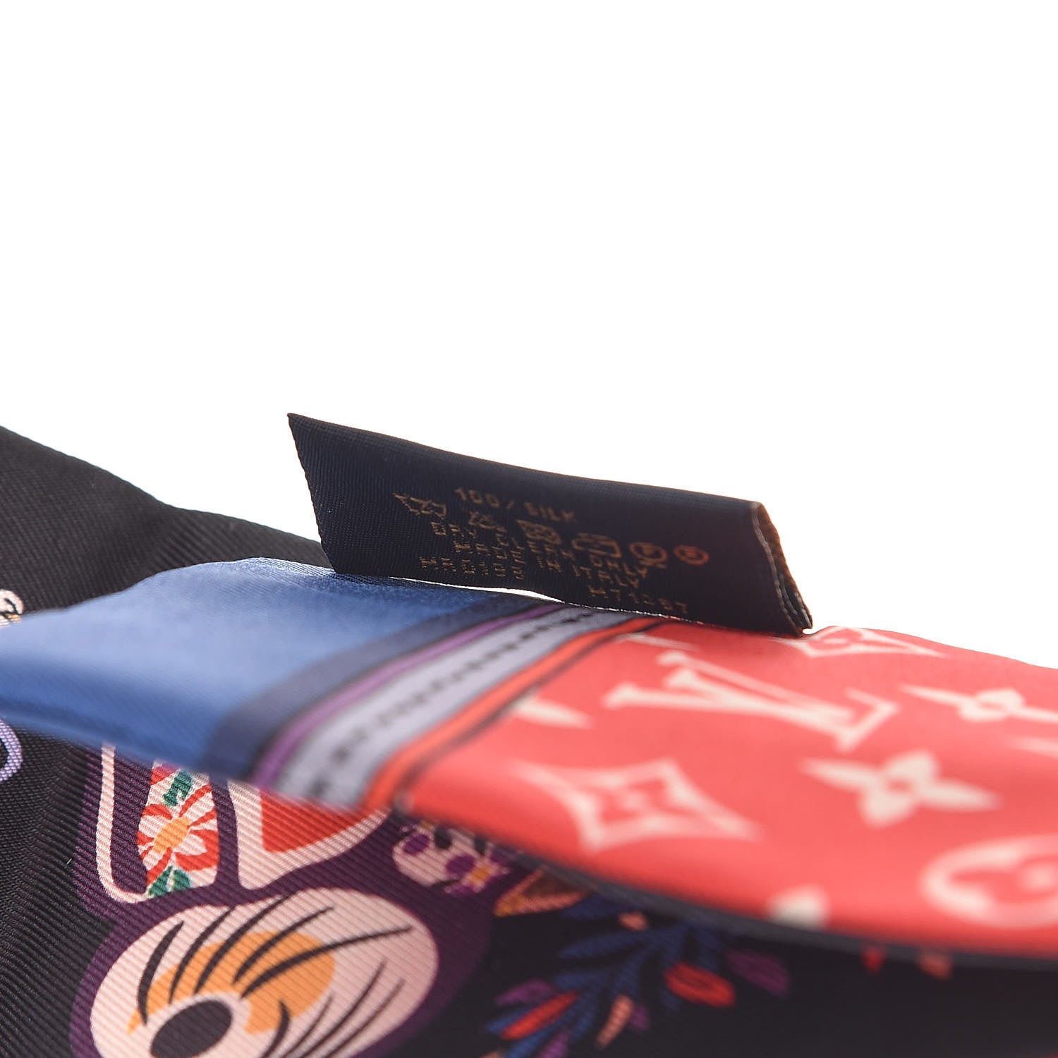 Louis Vuitton Silk Monogram Superstition Bandeau Black 5 of 5
