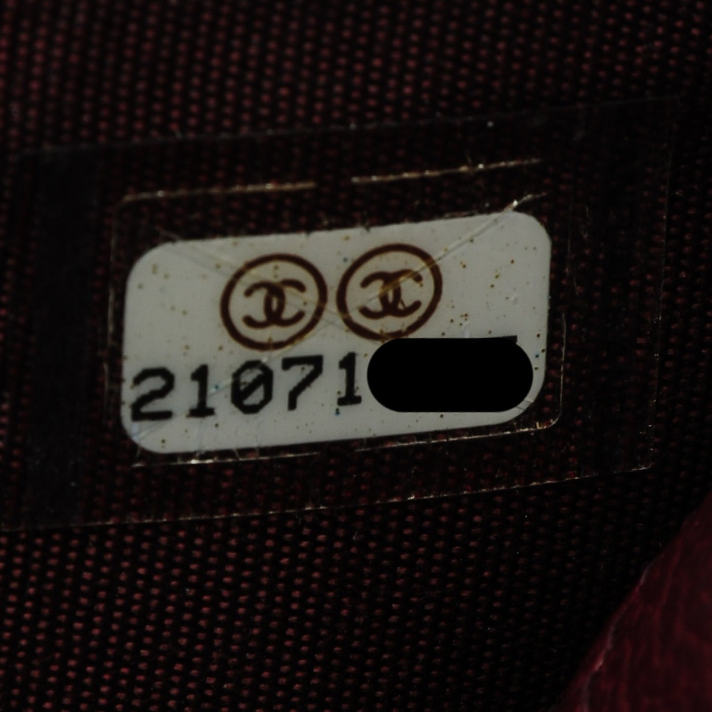 Patent Calfskin Quilted Small Flap Wallet Burgundy
