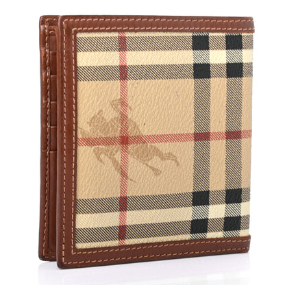 Burberry Haymarket Check Bi-Fold Wallet Brown 3 of 7