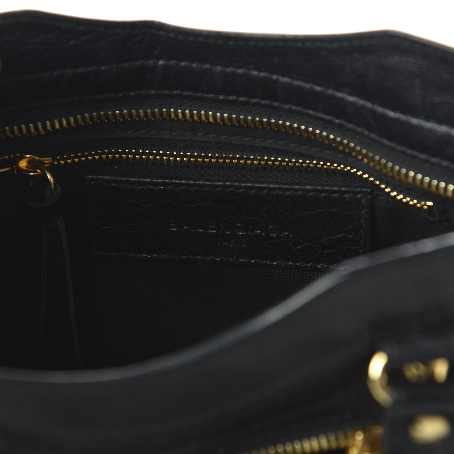Balenciaga Agneau Classic Gold Hardware Mini City Black 8 of 10