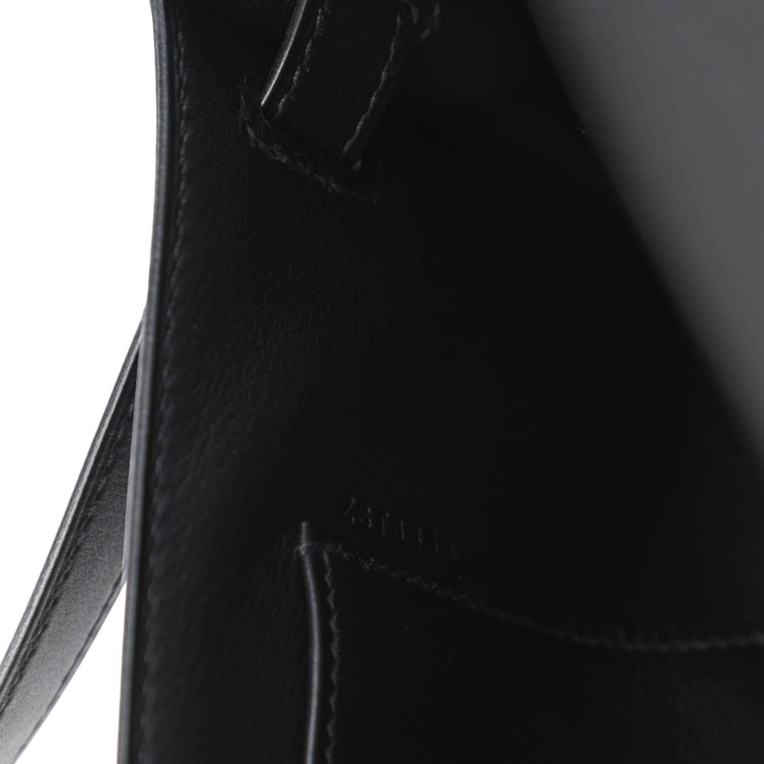 Hermes Swift Kelly Cut Clutch Pochette Black 9 of 11
