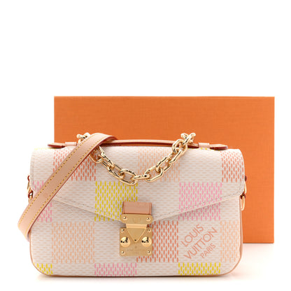Louis Vuitton Damier Giant Pochette Metis East West Peach 10 of 10