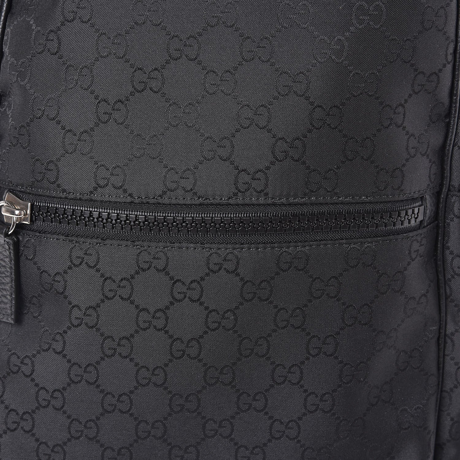 Gucci Nylon Monogram Slim Backpack Black 8 of 8