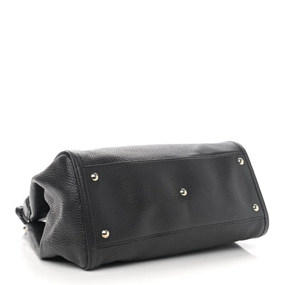 Gucci Pebbled Calfskin Medium Soho Shoulder Bag Black 4 of 10