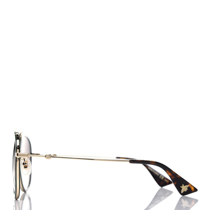 Gucci Web Aviator Sunglasses GG0062S Green Red 3 of 8