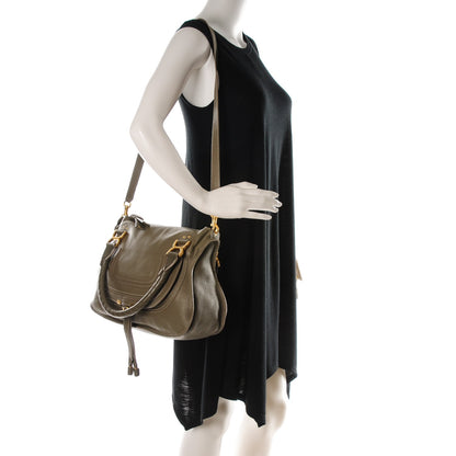 Chloe Calfskin Medium Marcie Satchel Baobab Green 2 of 7