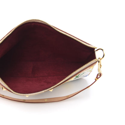 Louis Vuitton Monogram Multicolor Pochette Accessories White 4 of 8