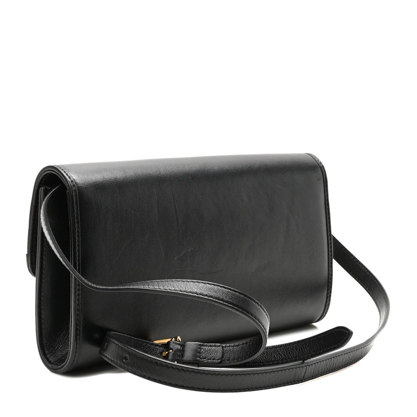 Lambskin Linea Matisse Shoulder Bag Black