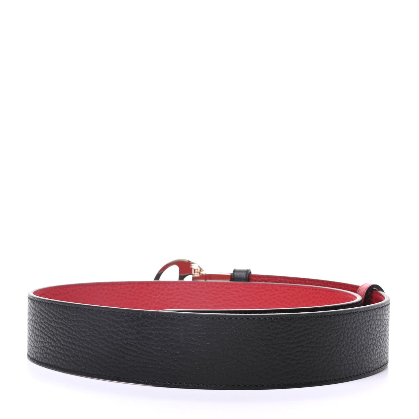 Calfskin 1973 Reversible Belt 85 34 Black Red