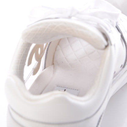 Chanel Calfskin Patent Transparent Womens Sneakers 40 White 10 of 11