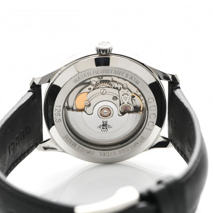Gucci Stainless Steel Calfskin 40mm Eryx Automatic Watch 4 of 5