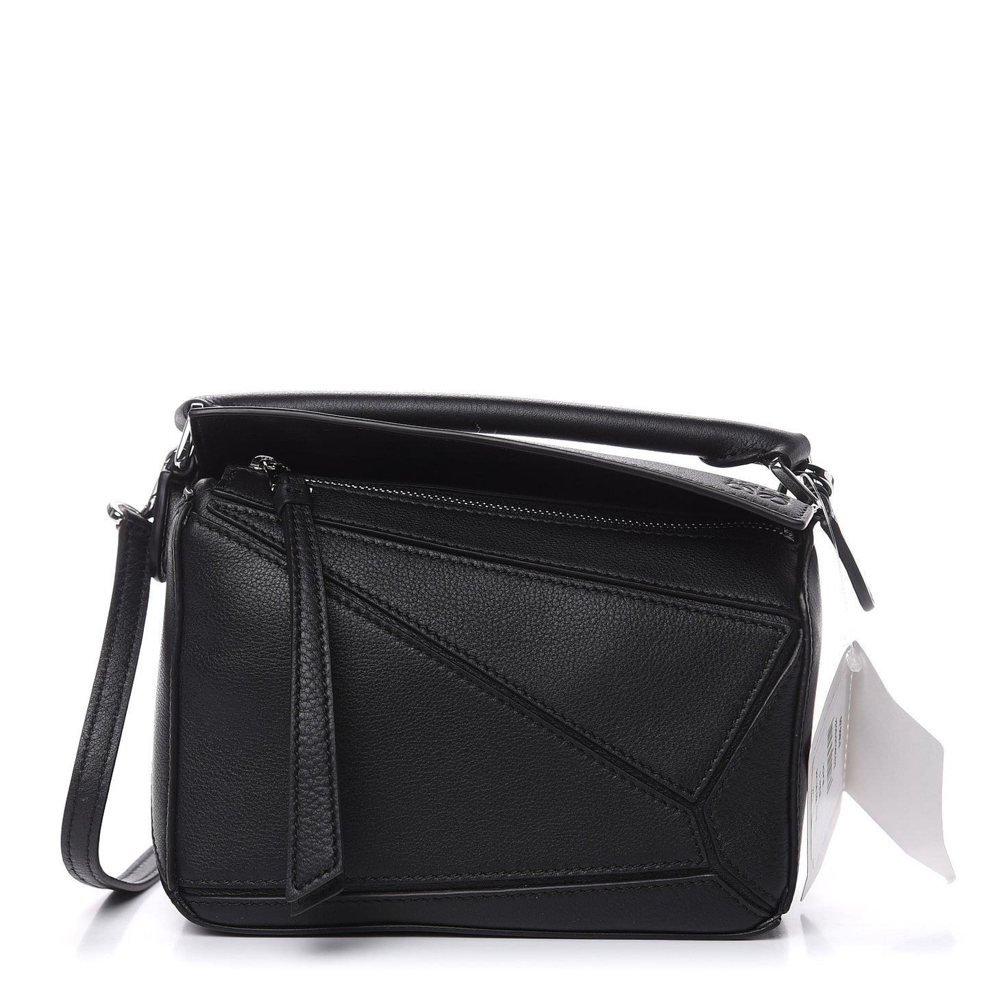 Calfskin Mini Puzzle Bag Black