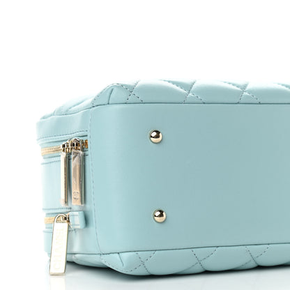 Chanel Lambskin Quilted Small Trendy CC Bowling Bag Light Blue 9 of 12