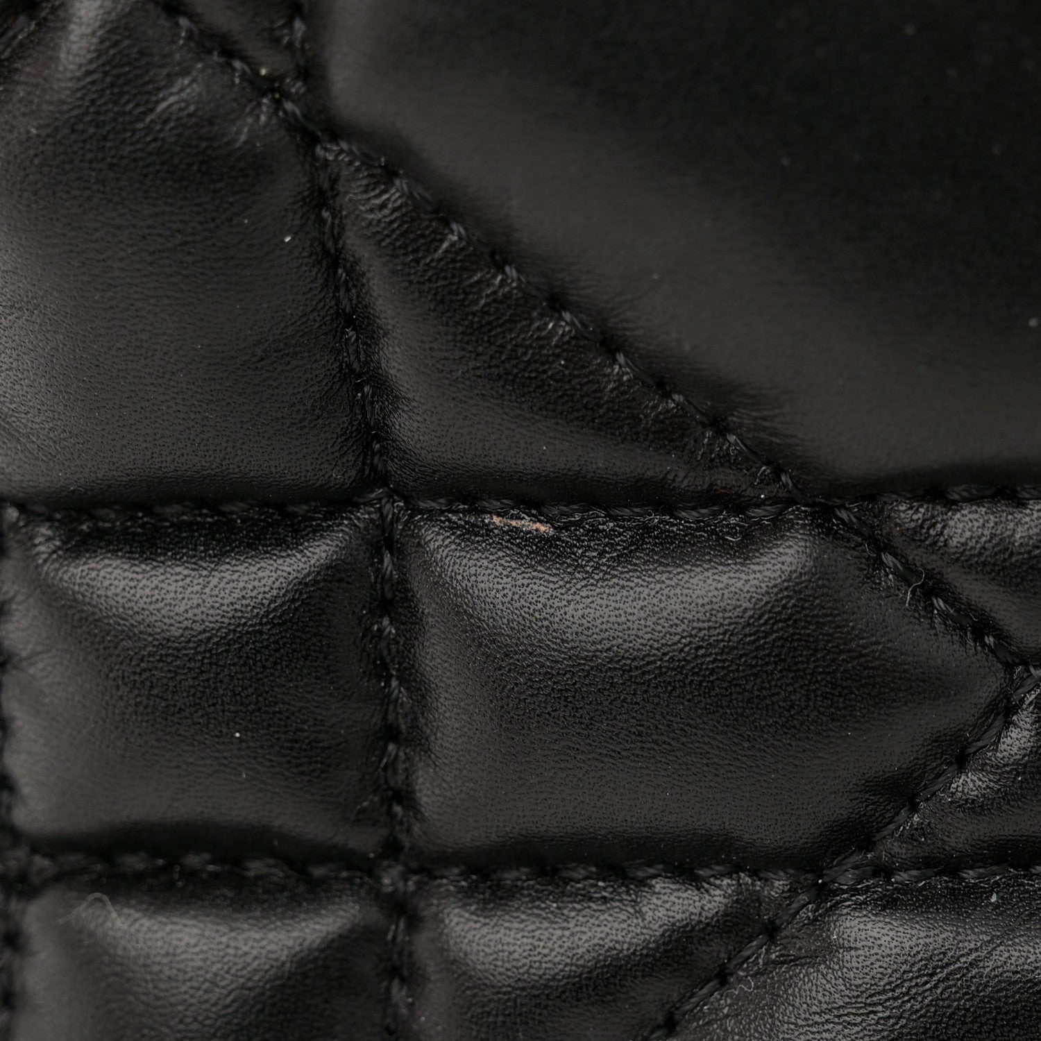 Christian Dior Calfskin Macrocannage Medium Caro Bag Black 14 of 14