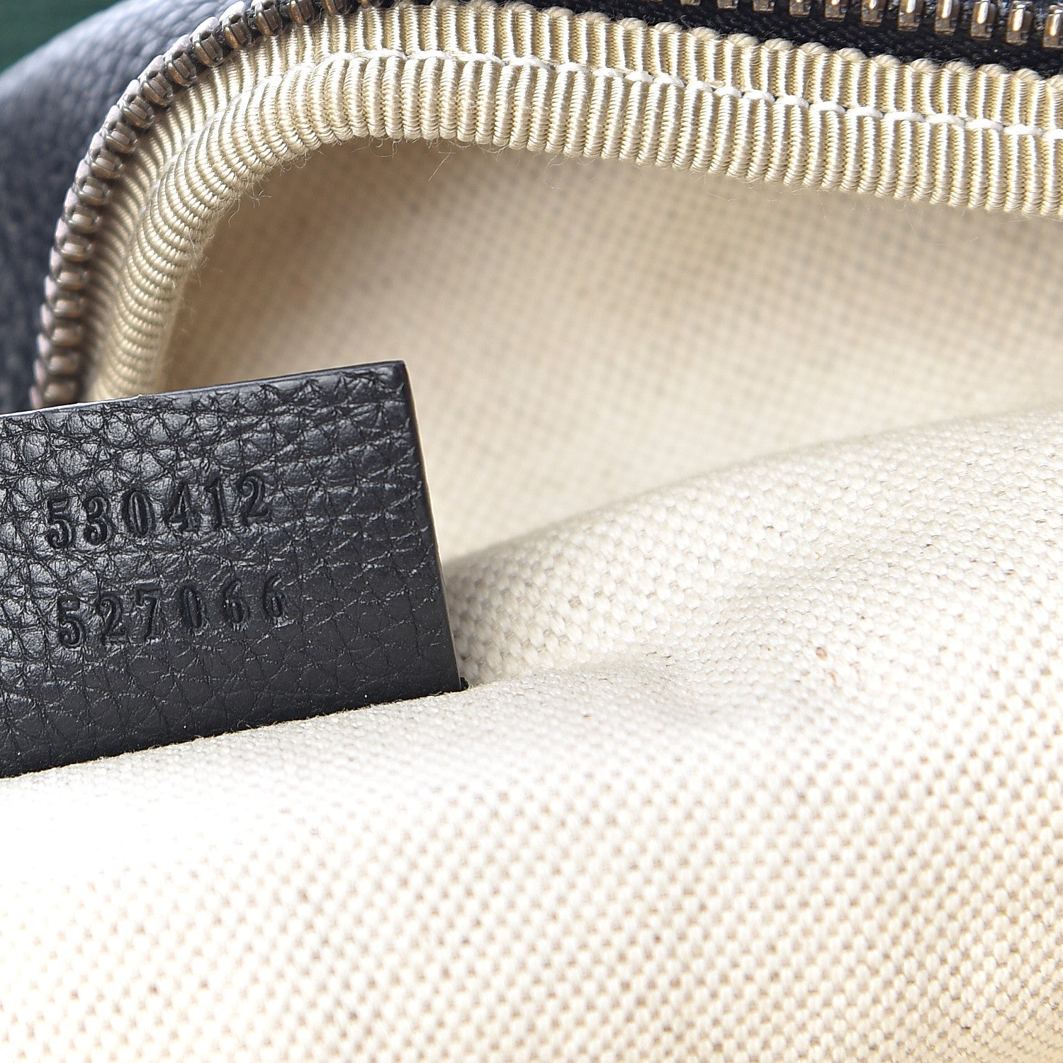 Gucci Grained Calfskin Logo Belt Bag Black 7 of 11