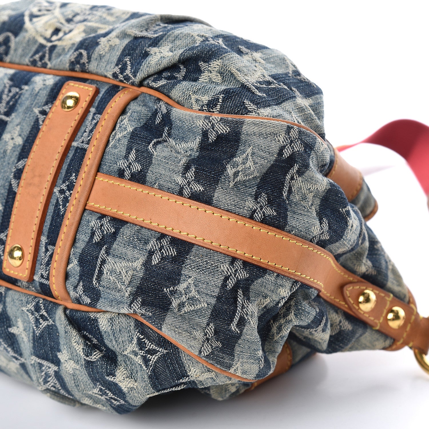 Louis Vuitton Denim Raye Porte Epaule MM 17 of 21