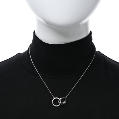 Tiffany Sterling Silver 1837 Interlocking Circles Pendant Necklace 2 of 4
