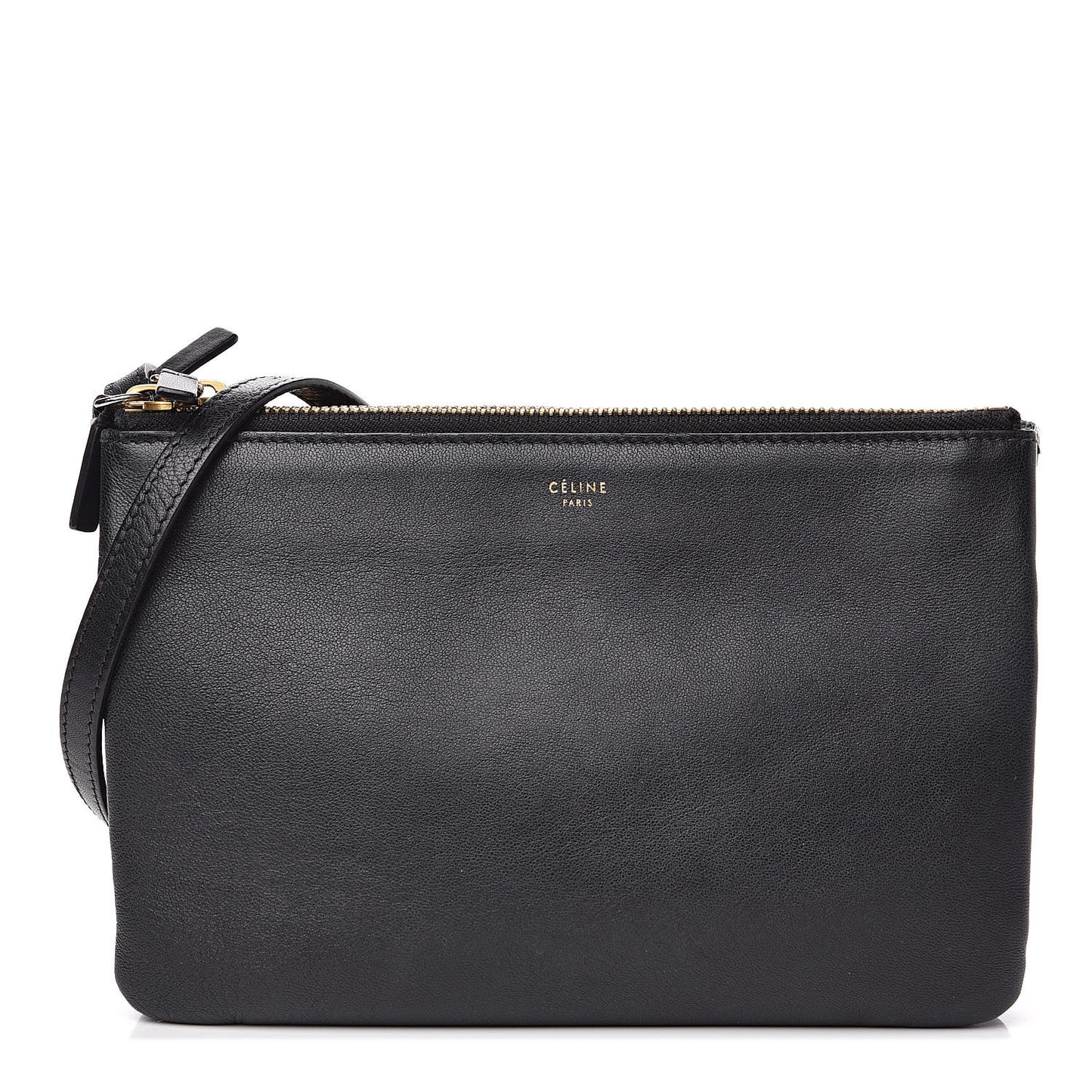 Lambskin Small Trio Crossbody Bag Black