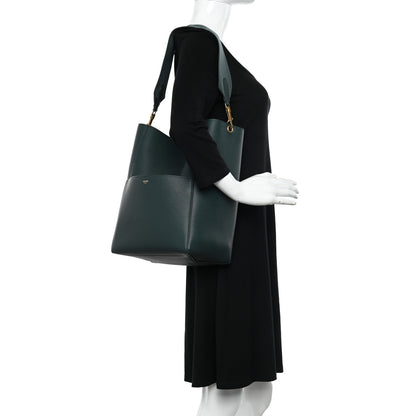 Celine Soft Grained Calfskin Sangle Bucket Bag Amazone 2 of 8