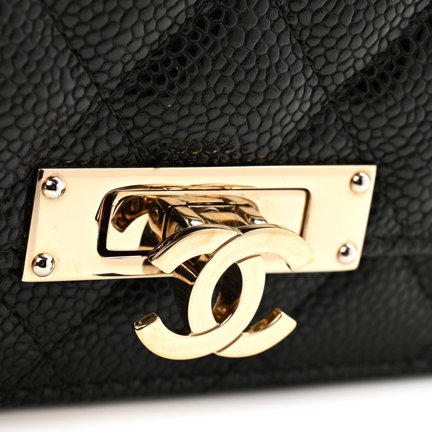 Chanel Caviar Quilted Golden Class Wallet On Chain WOC Black 12 of 13