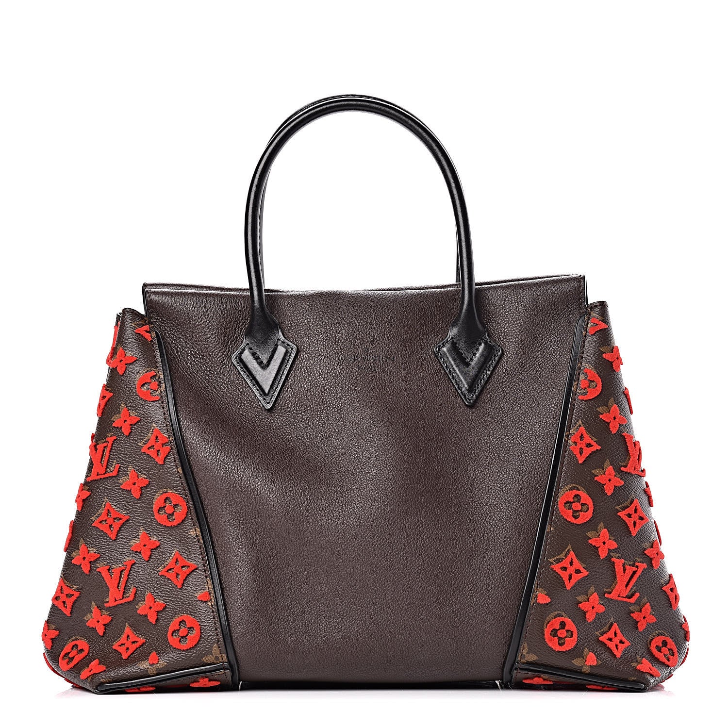 Louis Vuitton Veau Cachemire Tote W PM Chocolate 1 of 13