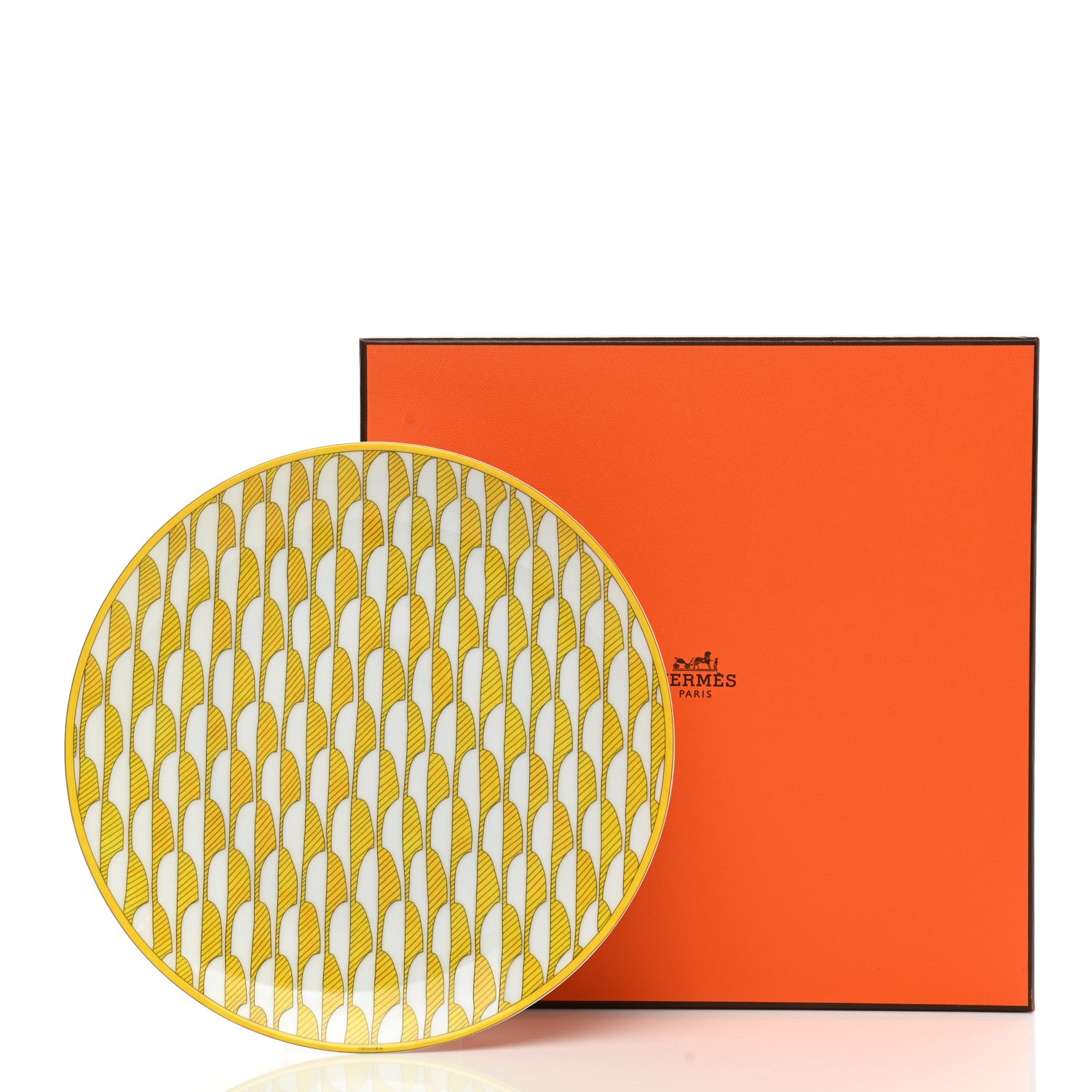 Hermes Porcelain Soleil d'Hermes Dessert Plate N°2 7 of 7