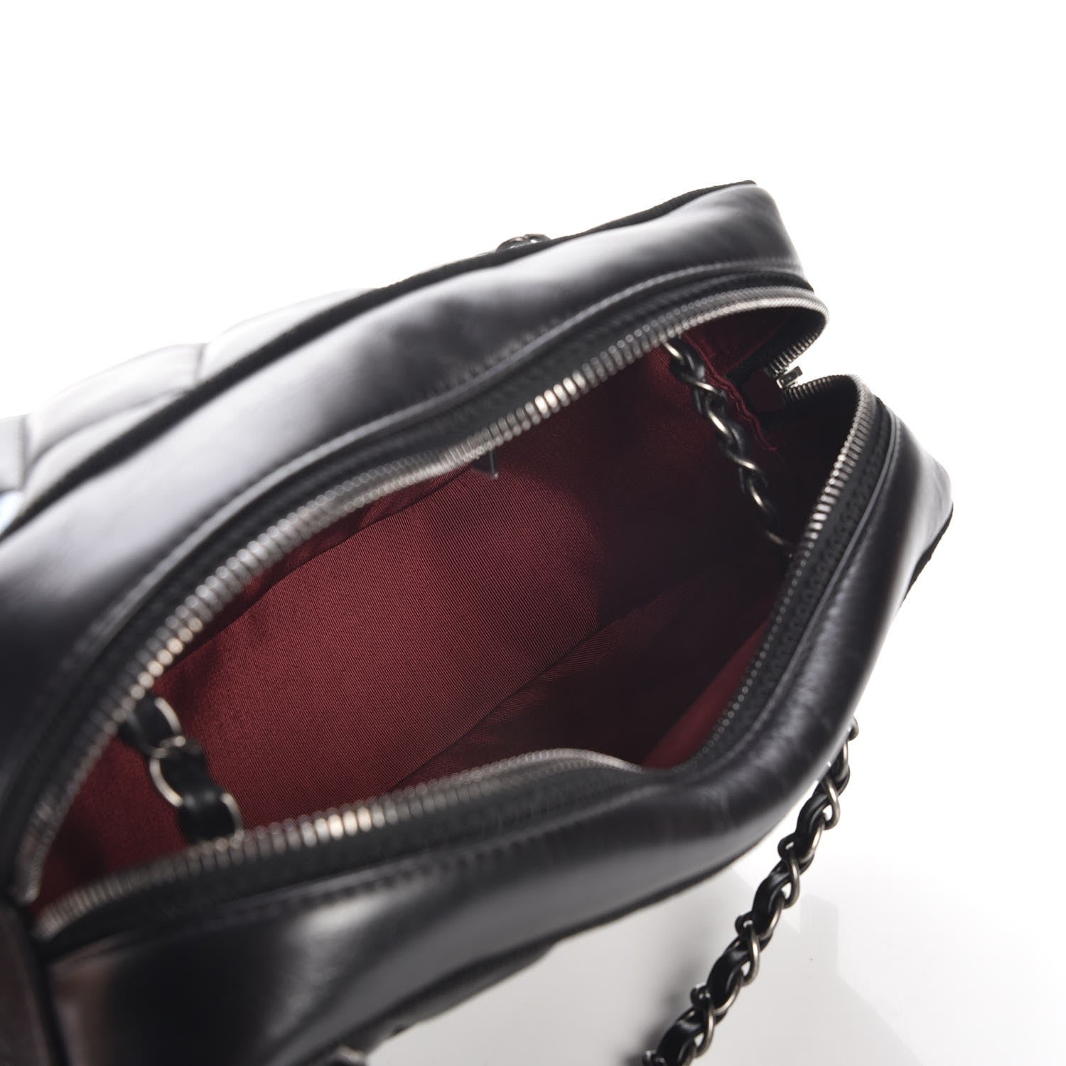 Chanel Calfskin Quilted Small Ballerine Camera Case Black 5 of 8