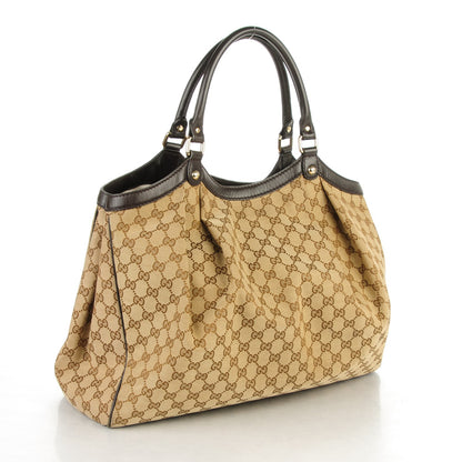 Gucci Monogram Large Sukey Tote Dark Brown 3 of 8
