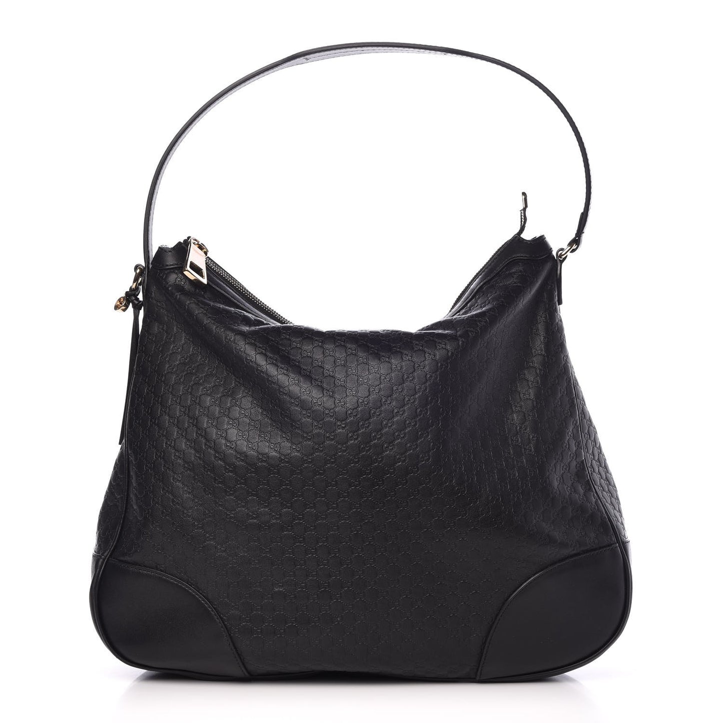 Soft Microguccissima Margaux Hobo Black