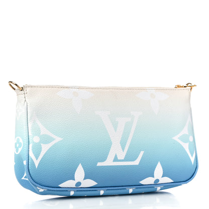 Louis Vuitton Monogram Giant By The Pool Multi Pochette Accessories Large Pochette Blue 3 of 9