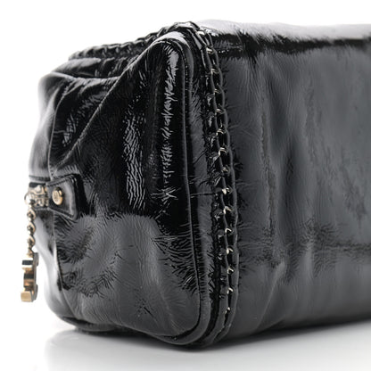 Chanel Patent Medium Luxe Ligne Bowler Black 8 of 12