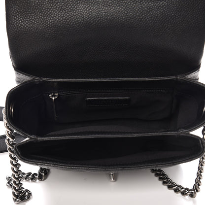 Chanel Caviar Quilted Small Rock In Rome Flap Black 5 of 7