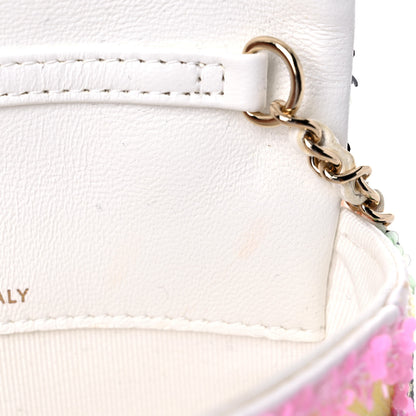 Chanel Sequin COCO Clutch With Chain Multicolor 11 of 12