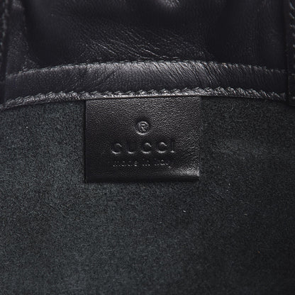 Gucci Calfskin Coco Capitan Logo Drawstring Backpack Black 6 of 9