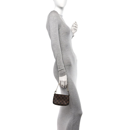 Louis Vuitton Damier Ebene Mini Pochette Accessories 2 of 9