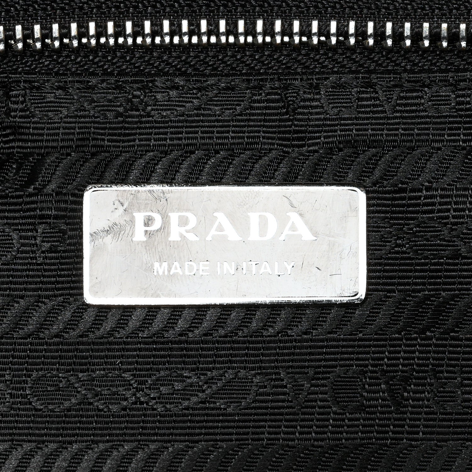 Prada Calfskin Tessuto Nylon Easy Shoulder Bag Black 6 of 11