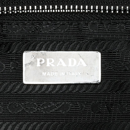 Prada Calfskin Tessuto Nylon Easy Shoulder Bag Black 6 of 11